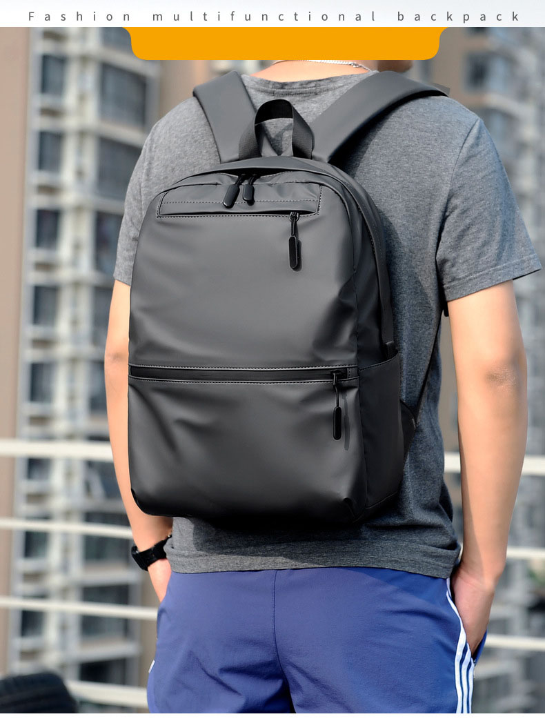 Men's Waterproof Ultralight Backpack High Quality Soft Polyester, Simple Design