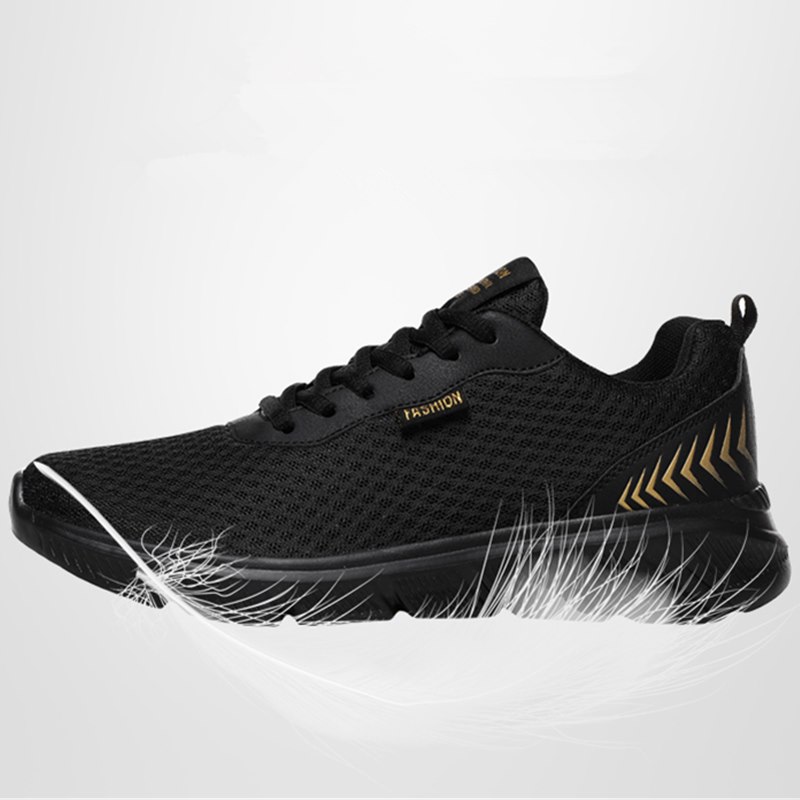 Fashion Men's Sneaker, Breathable Running Shoes Non Slip Casual Lightweight Thick Sole, Large Size