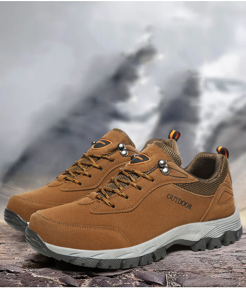 2020 New Men Hiking Shoes, Wear resistant Comfortable Outdoor Breathable Anti-slip, Hiking Shoes