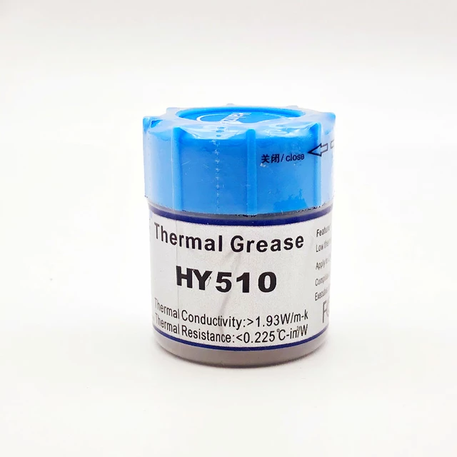 Silicone Thermal Paste Grease, 1.93 W/m.k HY510 10g High Performance Ratio High Quality, for CPU GPU