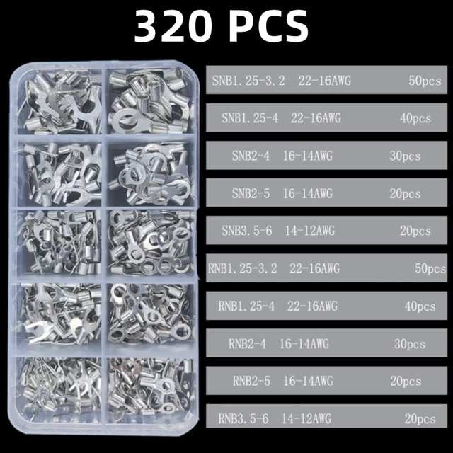 Cold-pressed Crimp and Clamp, U-shaped Light Weight Safe to Use 320-4 mm Multifunctional Durable, 0.5 Pieces in Box