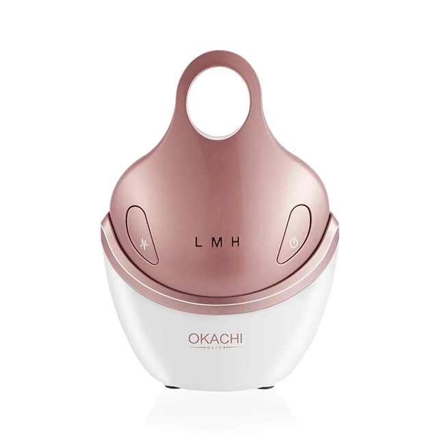 Facial Massager with 4D Massage Head, with Light Color Modes 5 in 1 Model Finger Ring Holder EMS/RF Switch, for Girls 