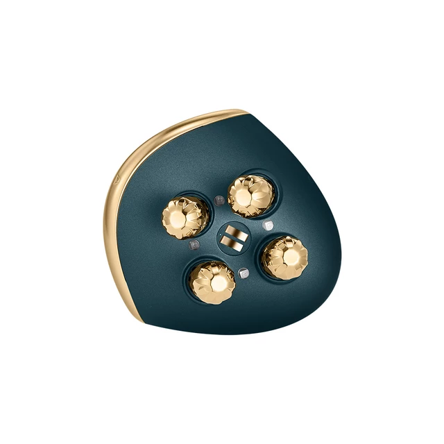 Facial Massager, with 4D Massage Head with Light Color Modes 5-in-1 Model RF/EMS Switch Indicator Light, Home Use Device