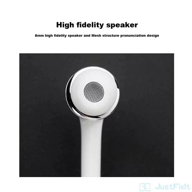 Samsung Compatible In Ear Headphones with Microphone, 3.5mm Metal Jack, High Quality Sound