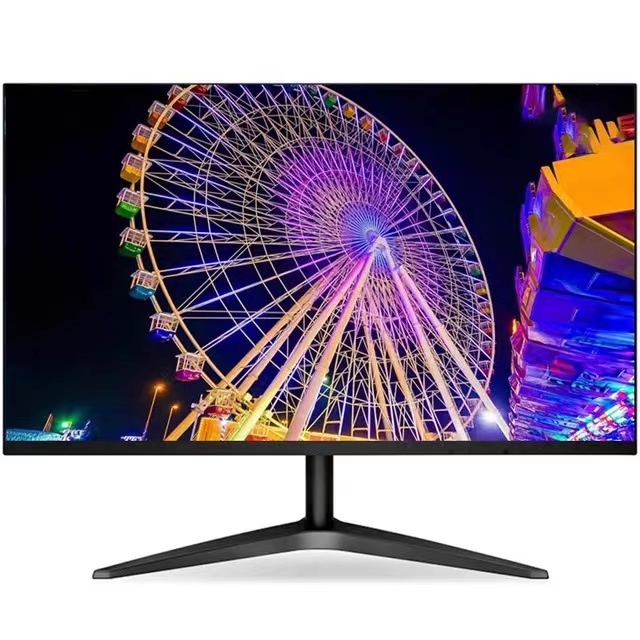 22 Inch LCD Gaming Monitor, 75hz Refresh Rate Simple Design High Quality Durable Strong Tripod, for Gaming