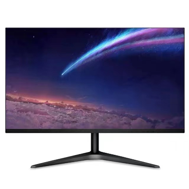 22 Inch LCD Gaming Monitor, 75hz Refresh Rate Simple Design High Quality Durable Strong Tripod, for Gaming