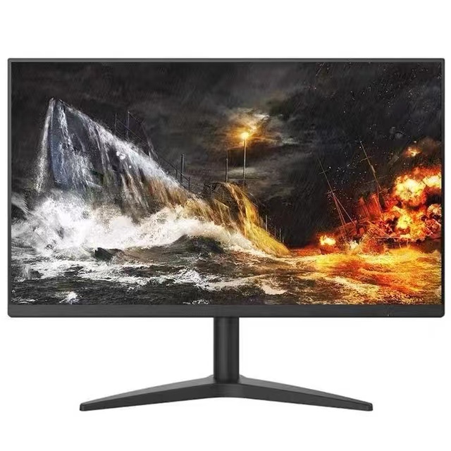22 Inch LCD Gaming Monitor, 75hz Refresh Rate Simple Design High Quality Durable Strong Tripod, for Gaming