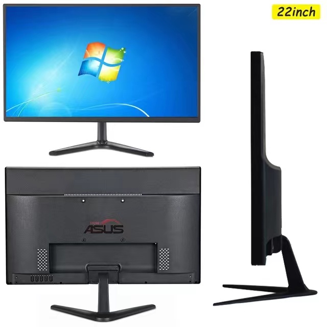 21/22 Inch 1K Display Monitor, 75Hz HD Flat Panel Portable 1920*1080 Resolution High Dynamic Comparison, for Gaming