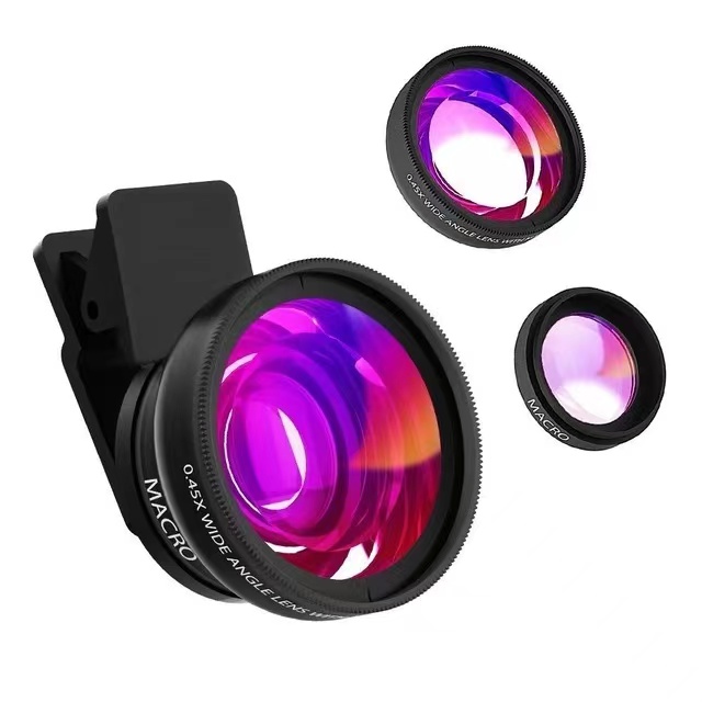 TONGDAYTECH Super Wide Angle Lens, Easy Clip-on Lens No Distortion Premium Quality Glass, for Smartphones