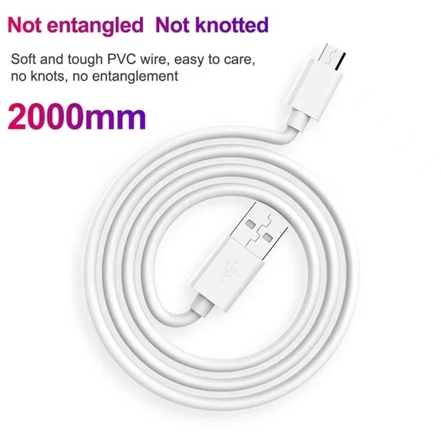 Fast Charging Wire, Reinforced Connection Aluminum Foil Shield Flexible PVC Outer Cover, for Phones