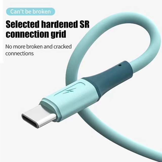 3-in-1 USB Type C Cable, SR Connection Grid Different Interfaces Durable Soft Rubber Intelligent Shunt, for All Phones
