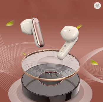 Wireless Bluetooth Earphone, Waterproof Noise Reduction with Microphone Lightweight Small Size, for Phones