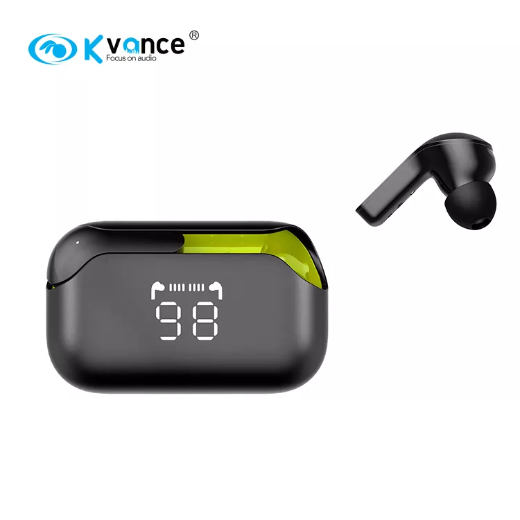 Unique Design Wireless Earphones, HD Sound Experience Patent Design LED Battery Long Battery Life, for Phones