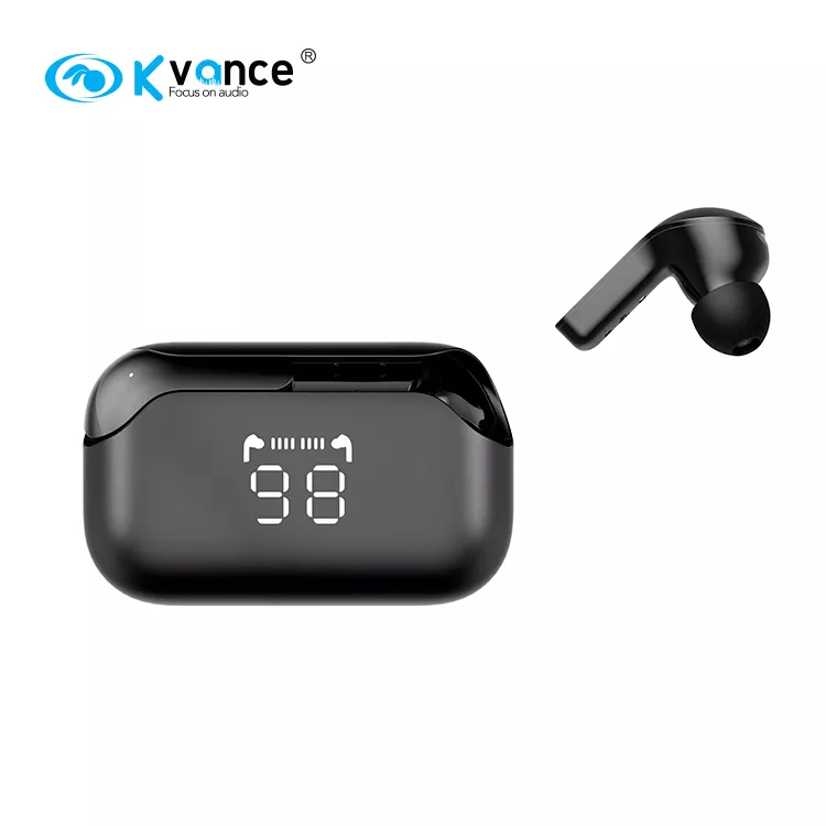 Unique Design Wireless Earphones, HD Sound Experience Patent Design LED Battery Long Battery Life, for Phones