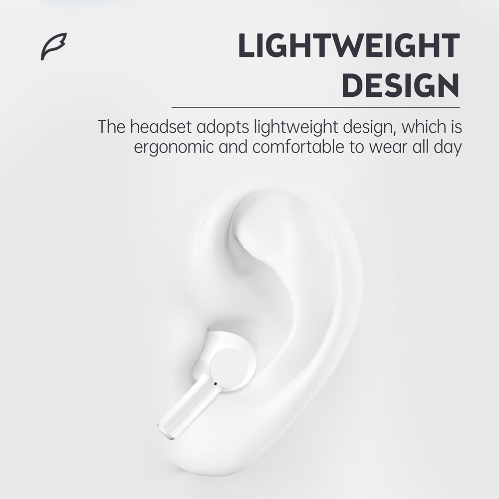 Wireless Solid-color Bluetooth, Waterproof Shockproof Noise Reduction Microphone High Fidelity, for Phones