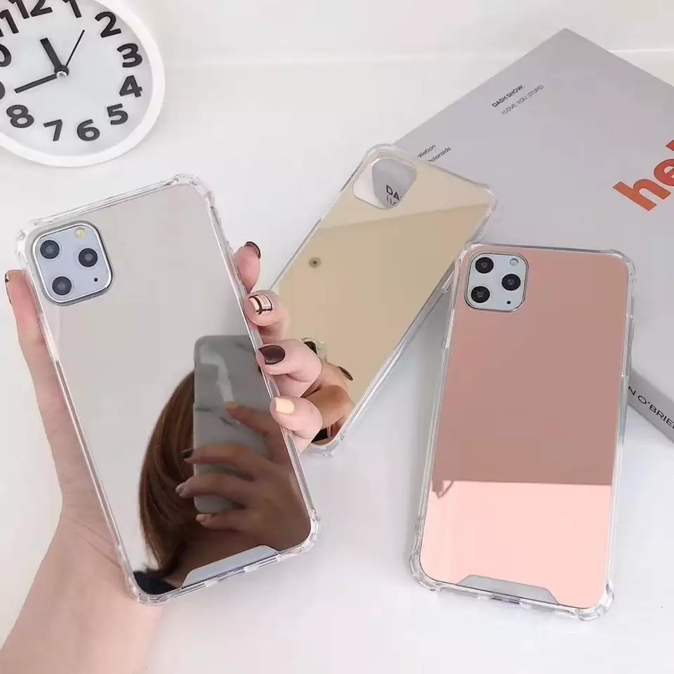 Phone Case with Mirror, Fall-proof Protective Material Dirt Resistant Shock Resistant Luxurious Design, for  IPhones