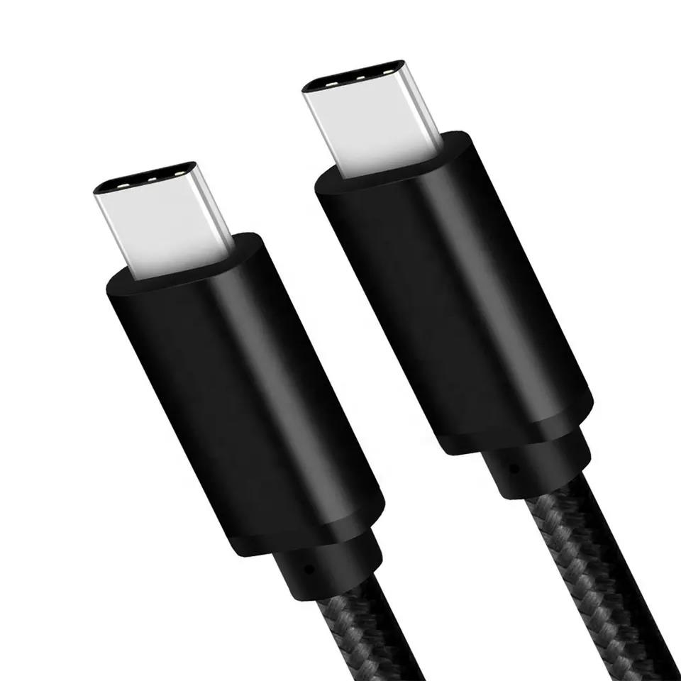 Black Type-C USB Cable, Fast Charging Wear Resistant Cable Protection Fast Transmission, for Phones