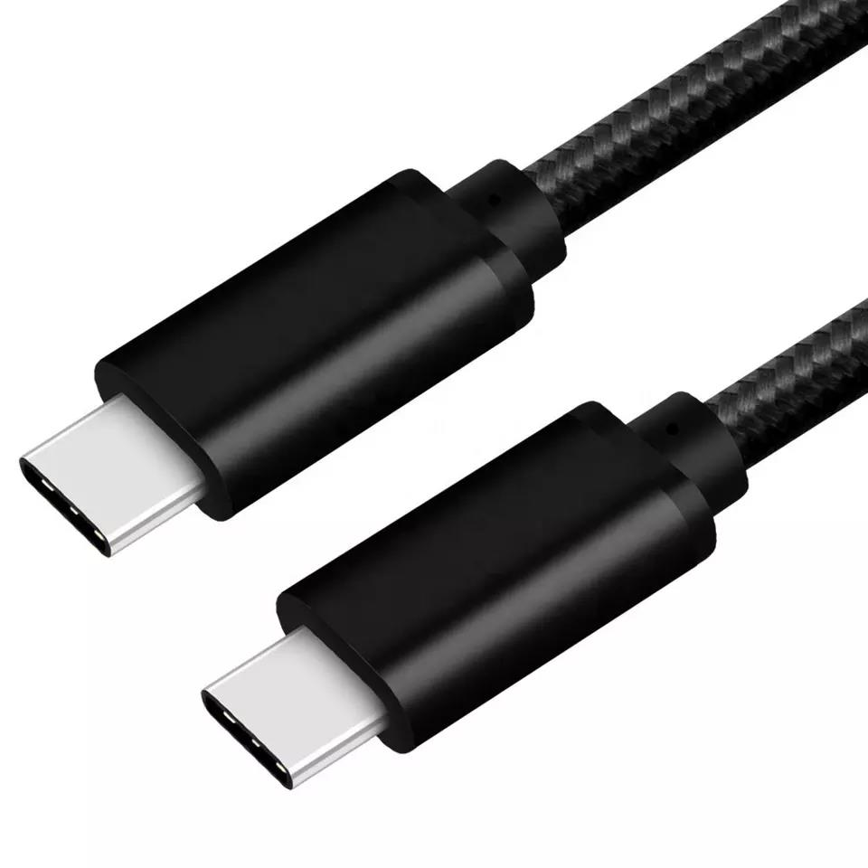 Black Type-C USB Cable, Fast Charging Wear Resistant Cable Protection Fast Transmission, for Phones
