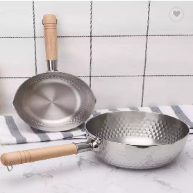 Food Grade Cooking Pot, Stainless Steel No Coating Round Durable Easy to Clean izable, Kitchen