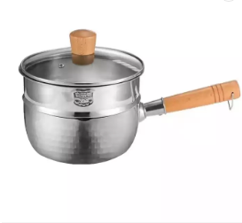 304 Stainless Steel Pot, Easy Cleaning Non-stick High Heat Conductivity Eco-friendly Durable, for Kitchen