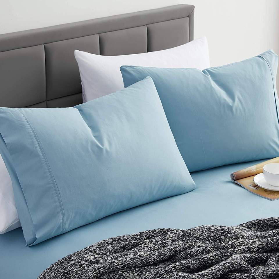 4 Piece Bed Sheet, Anti Wrinkle Anti Fade Anti Stain Low Allergy Microfiber Comfortable Skin-friendly, for Home