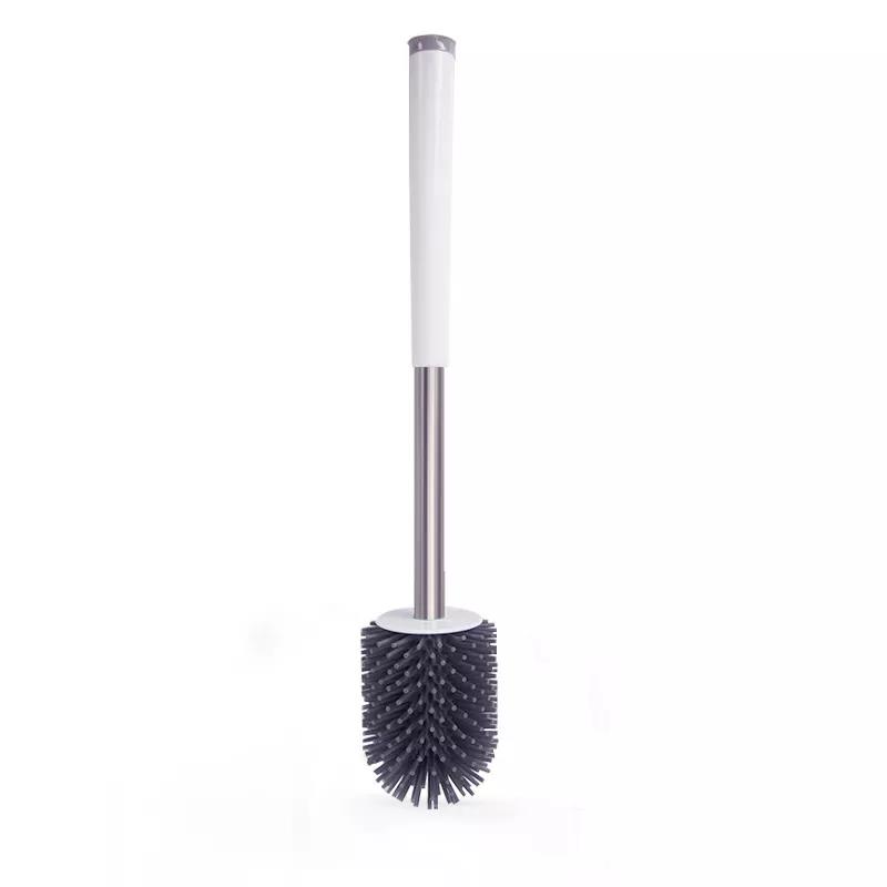Toilet Brush, Square Silicone Material Comfortable Sanitary Deep Cleaning No Dead Corners TPR Material, for Home