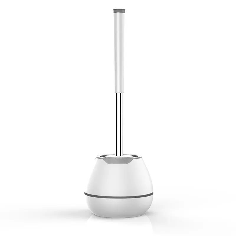 Toilet Brush, Square Silicone Material Comfortable Sanitary Deep Cleaning No Dead Corners TPR Material, for Home