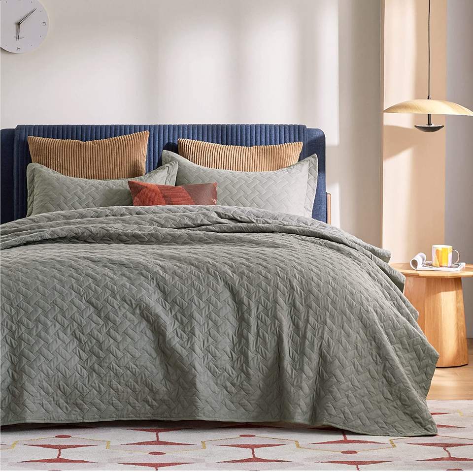 Bedding Set, Super Soft Microfiber Polyester fiber Soft Comfortable Ergonomic Design Lightweight Durable, for Home