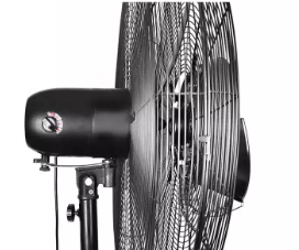 Standing Fan with Humidifier, 30in Water Sprayer Pure Copper Motor Mist Function 3 Settings 43L Water Tank, for Industry