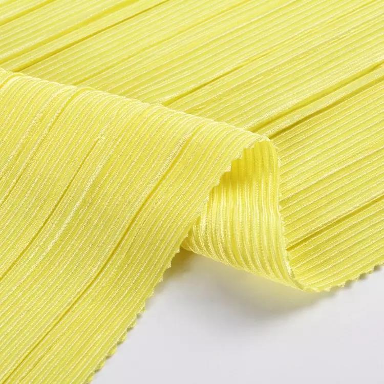 Crinkle Fabric, 100% Polyester ization Soft Skin-friendly Comfortable Anti-static Shrink-resistant, for Dresses