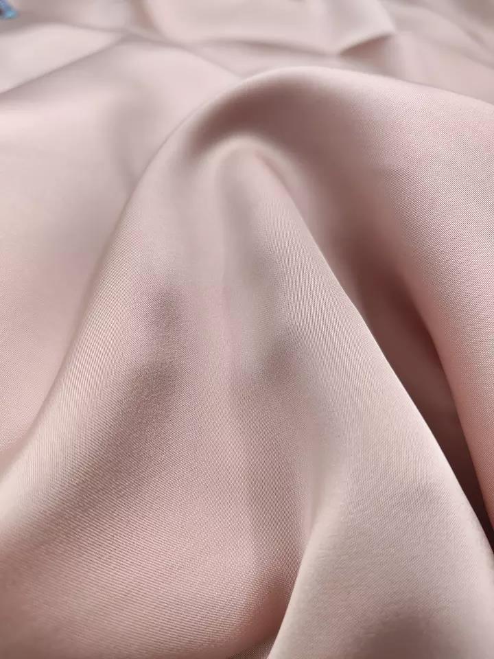 Bridal Satin Fabric, 100% Polyester Dyed Patterns izable 135gsm Tear-resistant Shrink-resistant, for Dresses
