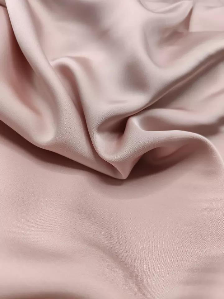 Bridal Satin Fabric, 100% Polyester Dyed Patterns izable 135gsm Tear-resistant Shrink-resistant, for Dresses