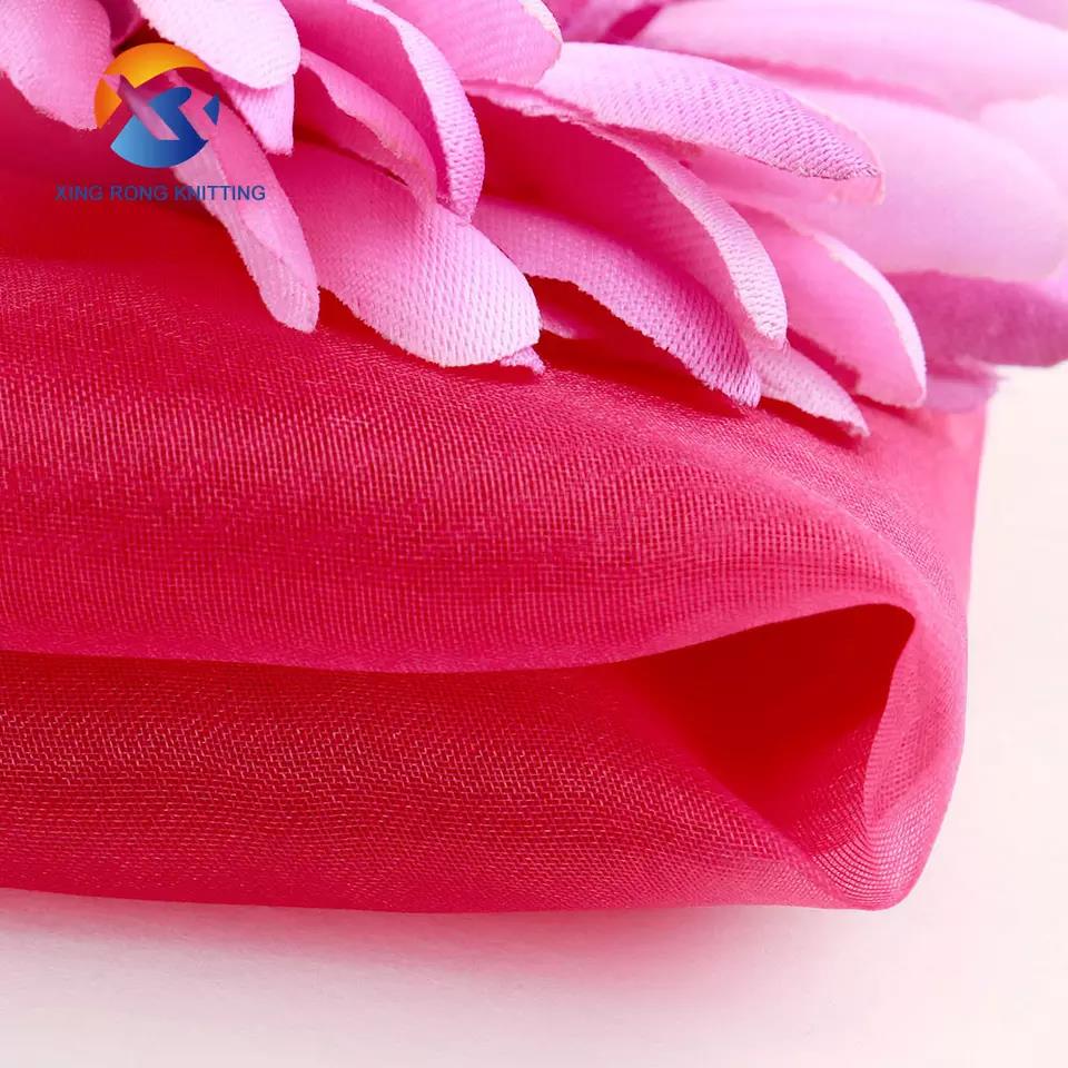 Gauze Fabric, Translucent 100% Nylon izable Soft Comfortable Yarn Dyed, for Bag Underwear