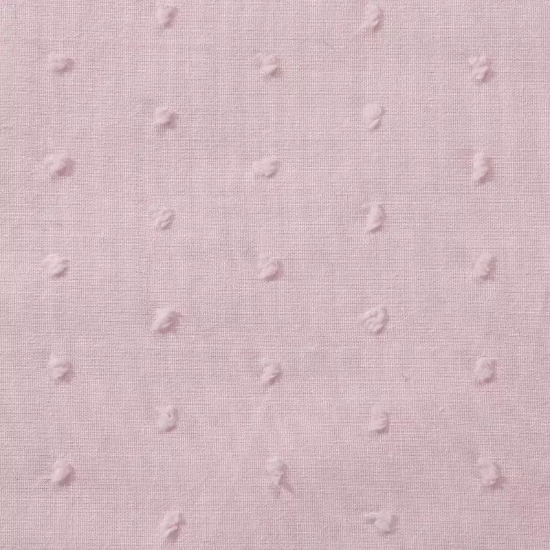 Organic Dimple Dot Fabric, 100% Cotton izable Organic Abrasion-resistant Plain Dyed, for Children's Dresses