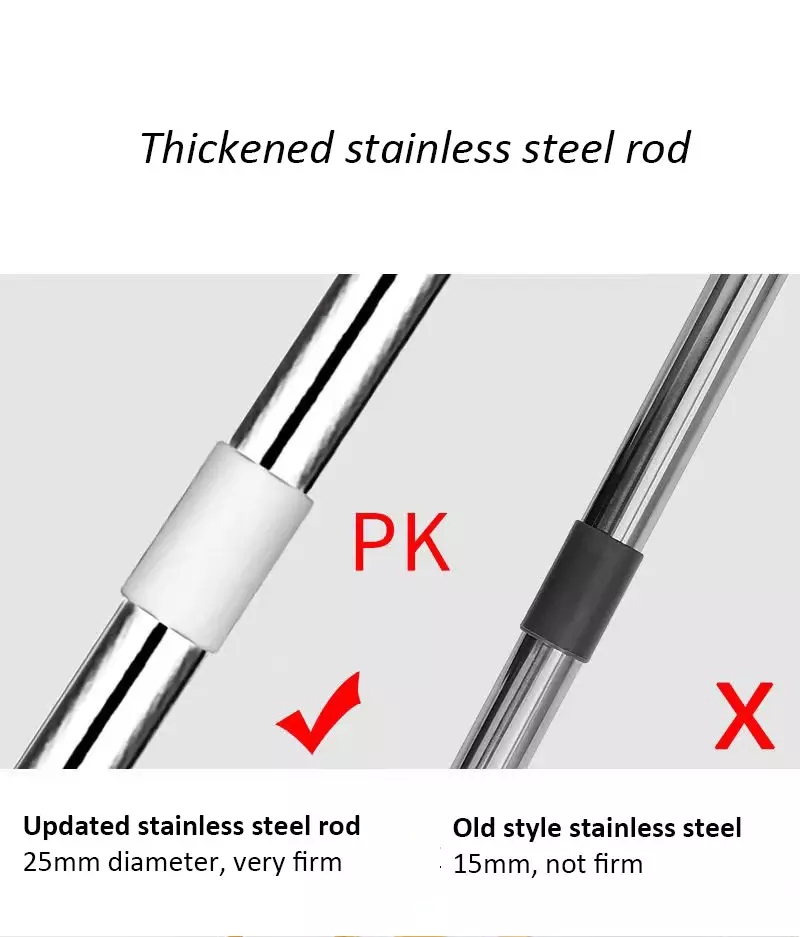  Flat Mop with Bucket, Two Mop Microfibre Fabric Cloth Portable Handle Double Barrel Design Thickened Mop, for Kitchen