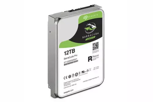 Seagate Exos Hdd St12000nm0008 Hard Disk, 12TB 7.2k 3.5 Sata 256mb Computer Fast Tackle Large Projects, for PC