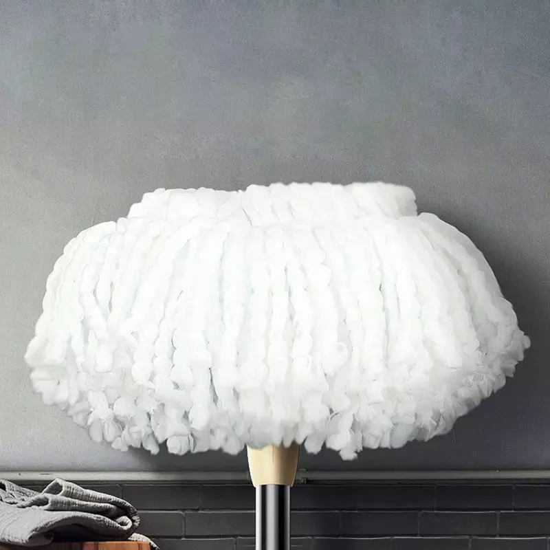 Mop and Bucket with Wringer, Spinner Telescopic Aluminum Material Long Handle 360 Rotating Labor-saving, for Home