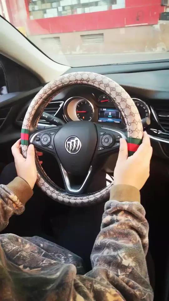 Car Steering Wheel Cover Anti-slip Linen Car Accessory