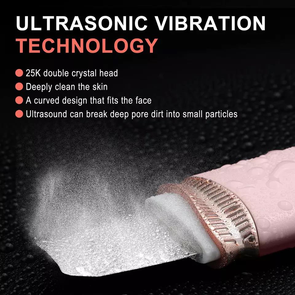 Electric Facial Peeling Sonic Cleaning Ultrasonic Blackhead Remover 