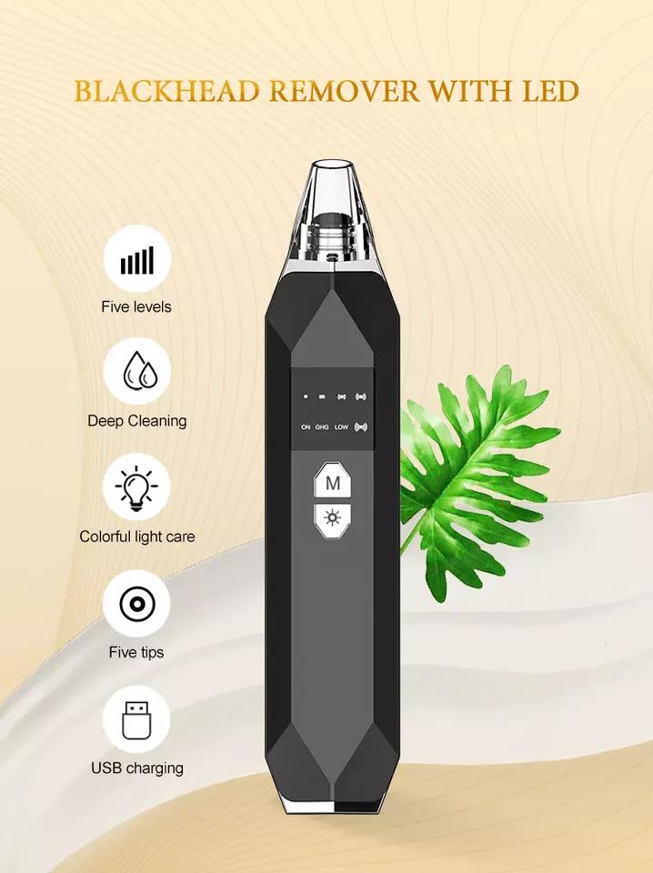 Facial Pore Cleaner Comedo Acne Suction Blackhead Remover Vacuum