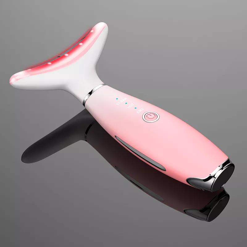 Facial / Neck Massage Portable Electric Beauty Device Hot Compress 