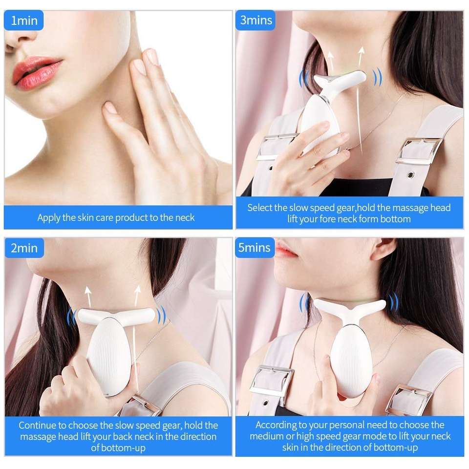 Home Use Face Neck Lifting Massager Wrinkle Remover 