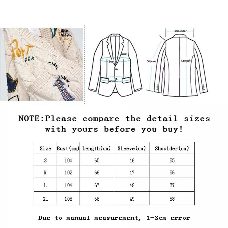 Embroidery Cardigan Knitted Sweater Jacket Knit Cardigan Coat 