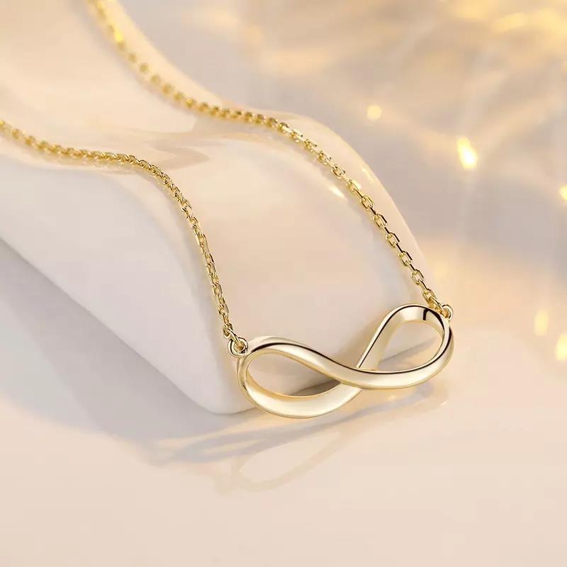 Fashion 14K Gold Plated 925 Sterling Silver Jewelry Flower Heart Pendant Chain Necklace