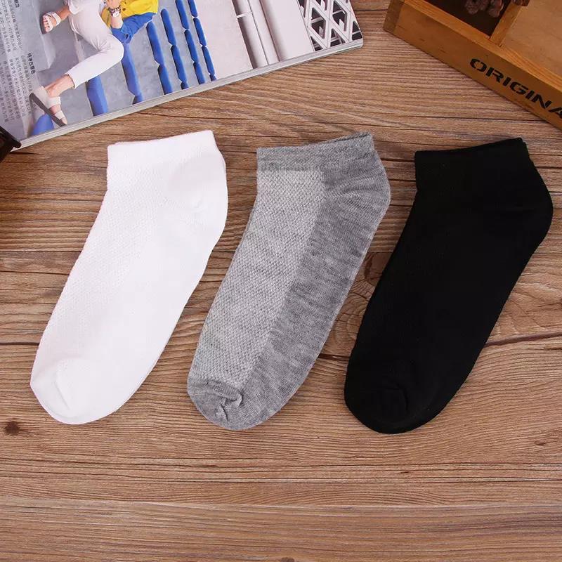 Sports Socks Men Cotton Hosiery Solid Ankle Socks Casual 
