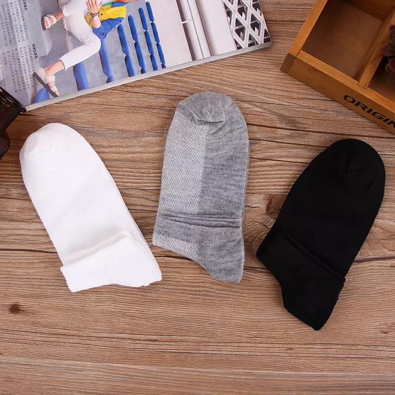 Sports Socks Men Cotton Hosiery Solid Ankle Socks Casual 