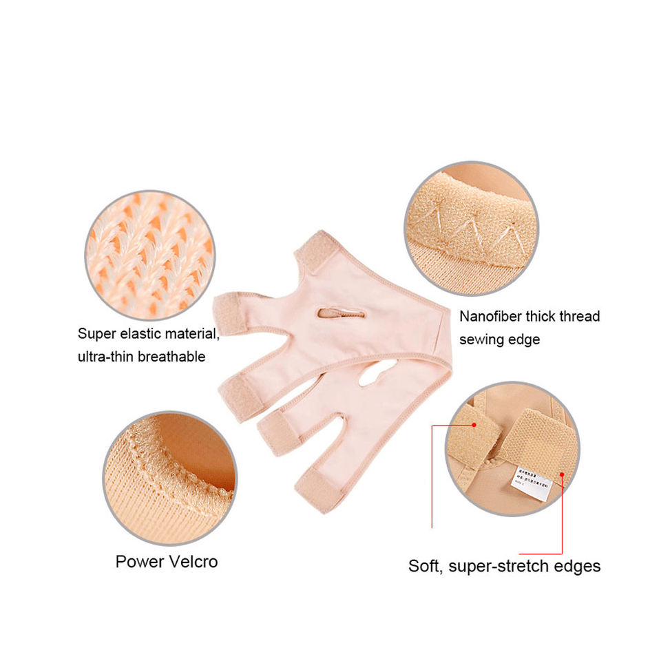 Double Chin Reduction Face Mask with Lifting Bandage Facial Belt for Thinning and Toning ﻿