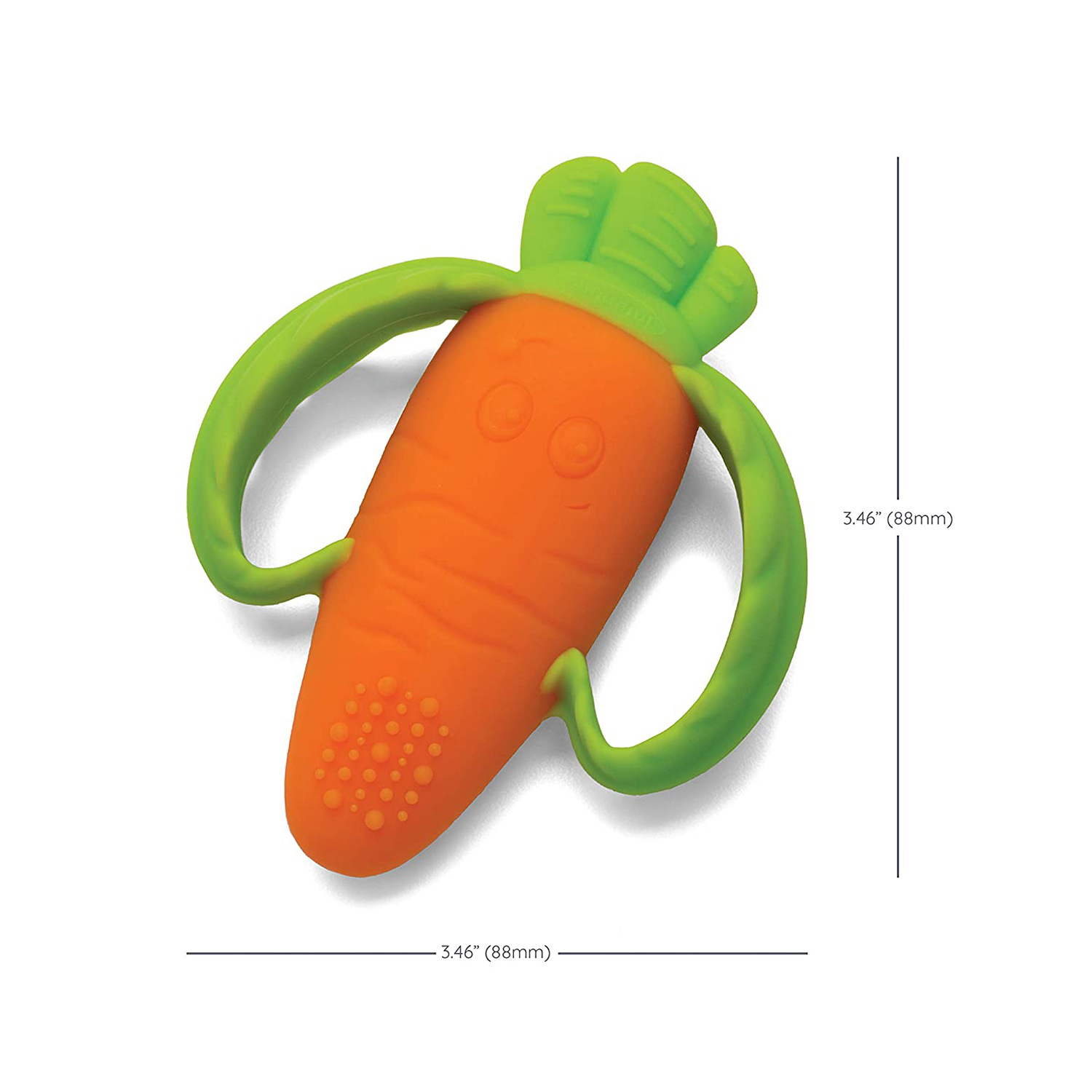 Little Nibbles Textured Silicone Teether -Sensory Exploration and Teething Relief 