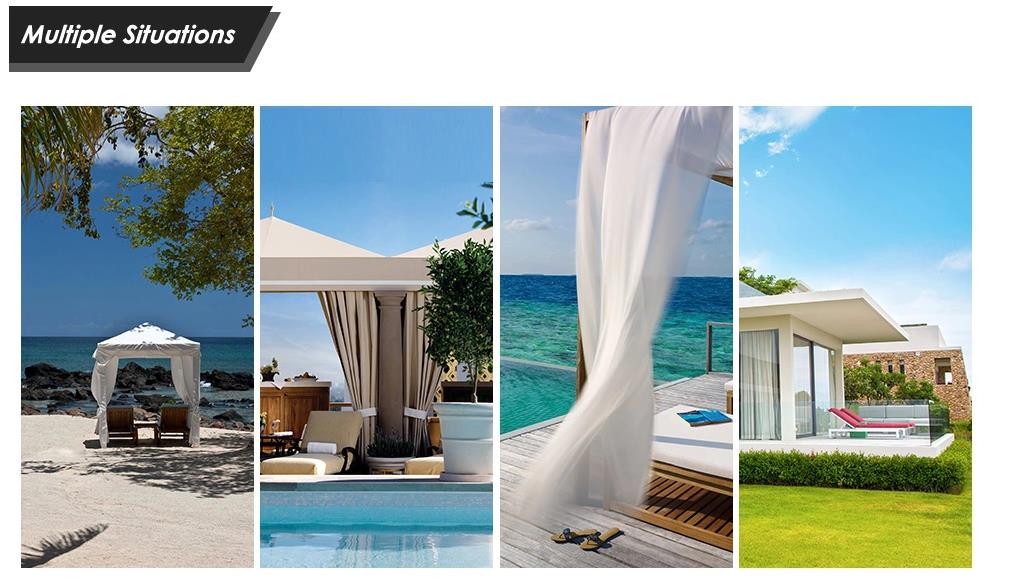 Layer 2 terrace pavilions, with mosquito nets and outdoor awning window shade, strong straight leg tent