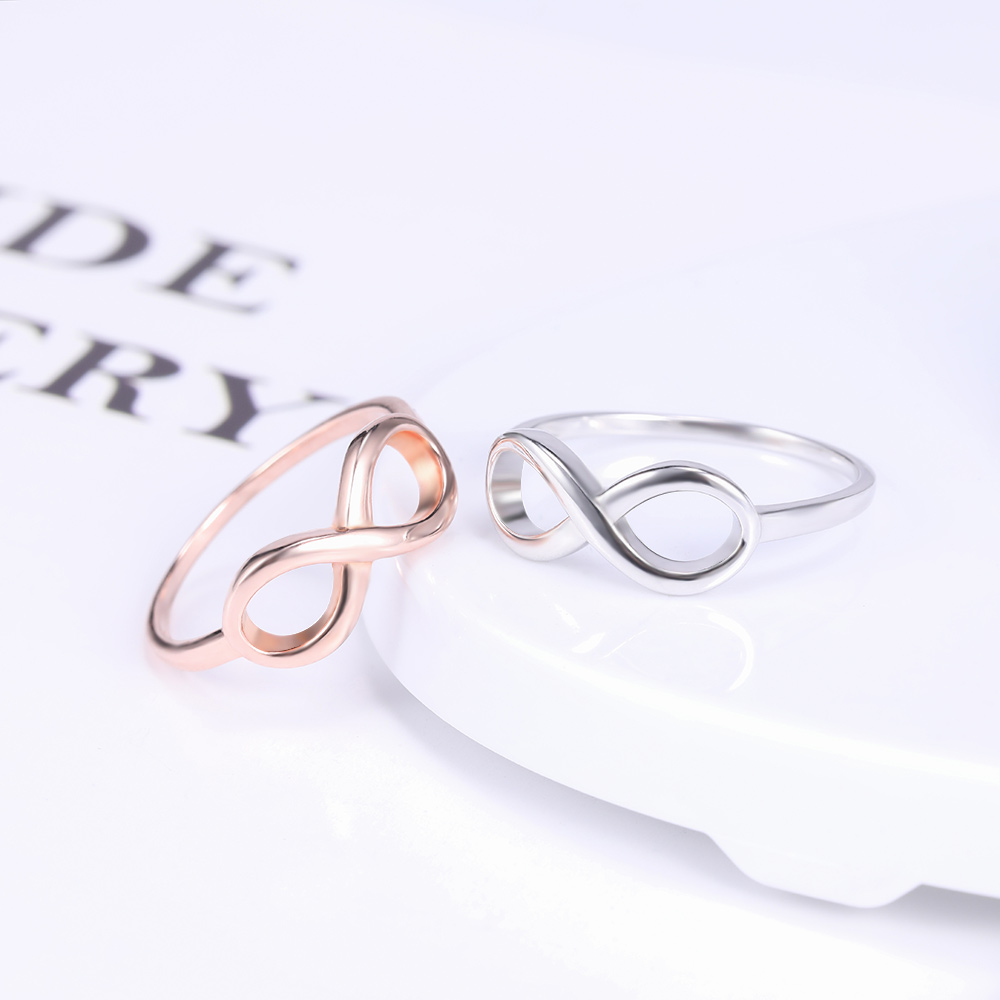 925 Sterling Silver Ring Infinite Knot Ring Eternal wedding ring